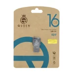 Queen tech-101 USB2.0 Flash Memory-16GB طوسی (گارانتی مادام العمر شرکت آی تین)
