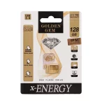 X-ENERGY Golden Gem USB3.0 Flash Memory-128GB (گارانتی مادام العمر IPM)