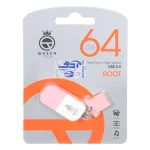 Queen Root USB2.0 Flash Memory-64GB صورتی (گارانتی مادام العمر شرکت آی تین)