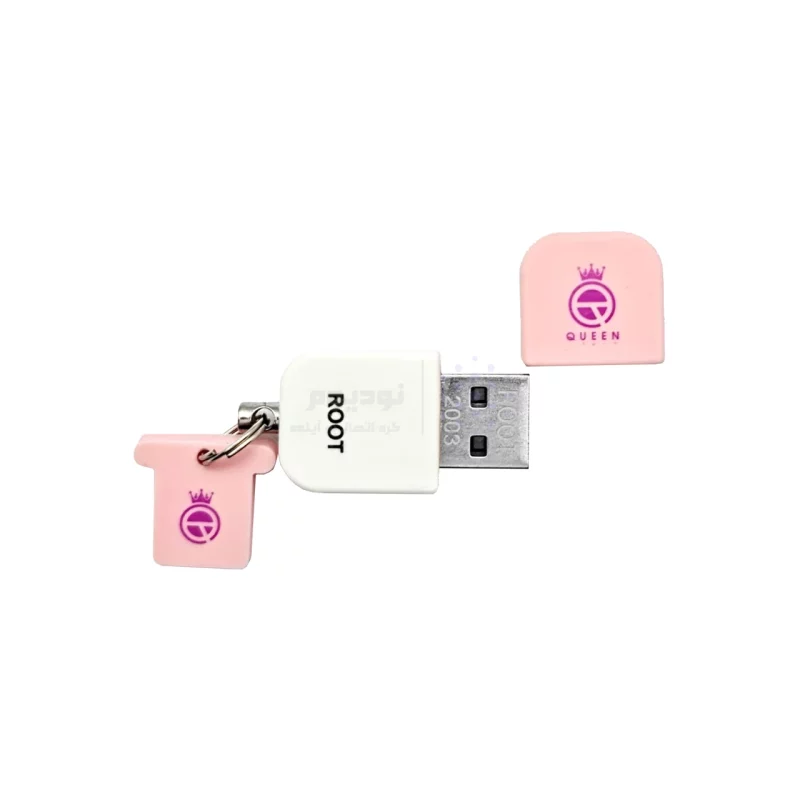 Queen Root USB2.0 Flash Memory-64GB صورتی (گارانتی مادام العمر شرکت آی تین) - تصویر 3