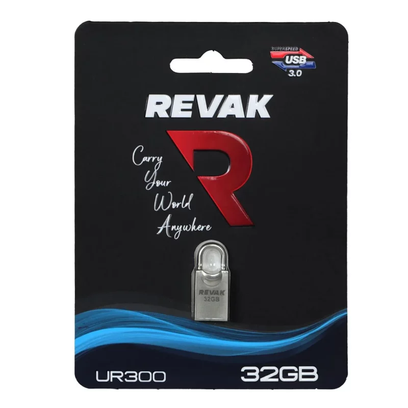 فلش مموری REVAK USB3.0 مدل UR300 ظرفیت 32GB - نقره ای - تصویر 2