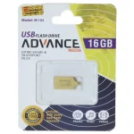 فلش مموری Advance Media مدل M104 USB2.0 ظرفیت 16GB - طلایی