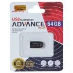 فلش مموری Advance Media مدل M102 USB2.0 ظرفیت 64GB - مشکی