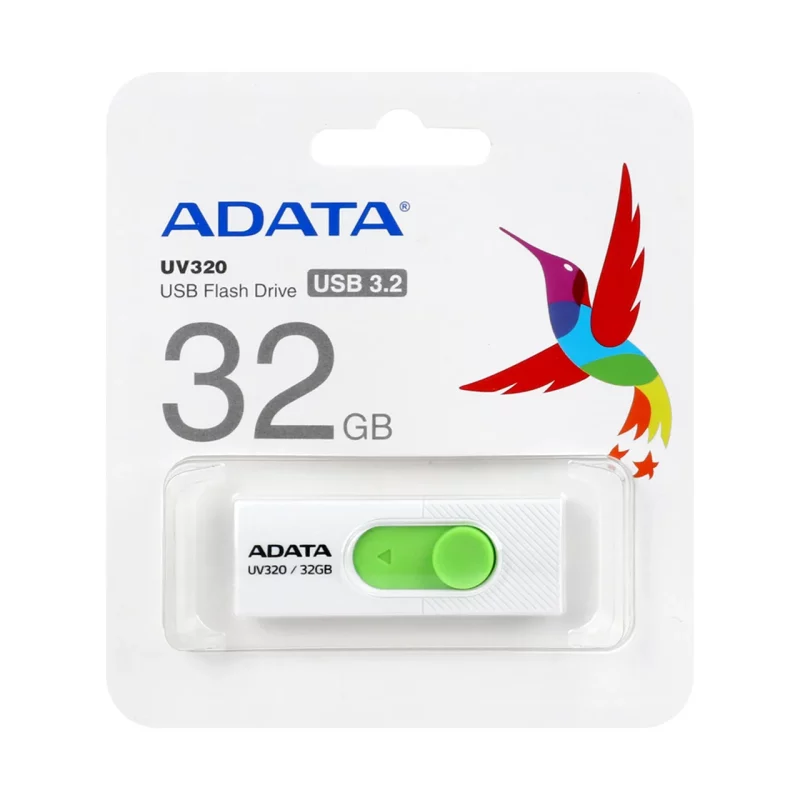 ADATA UV320 USB 3.2 Flash Memory-32GB سفید - (گارانتی پنج ساله آونگ) - تصویر 2