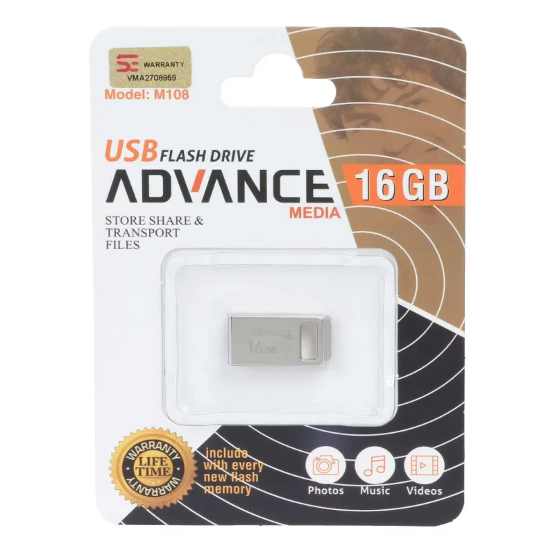 Advance m108 USB2.0 Flash Memory-16GB - تصویر 2