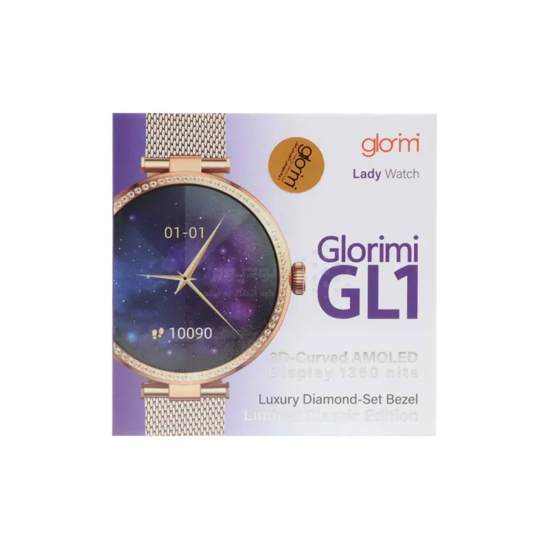 ساعت هوشمند Glorimi مدل Lady Watch GL1 - طلایی (گارانتی 18 ماهه شرکتی) - تصویر 3
