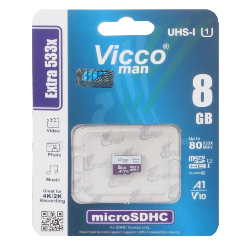 Vicco man U1 MicroSDHC EXTRA 533X -8GB - تصویر 4