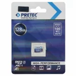 Pretec MicroSDHC U3 667X 100Mb/s - 128GB - (گارانتی فراگامان)