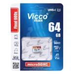 Vicco man Final 600X microSDXC UHS-I U3 Class10-90MB/s - 64GB (گارانتی مادام‌العمر رایانه نوین سگال)