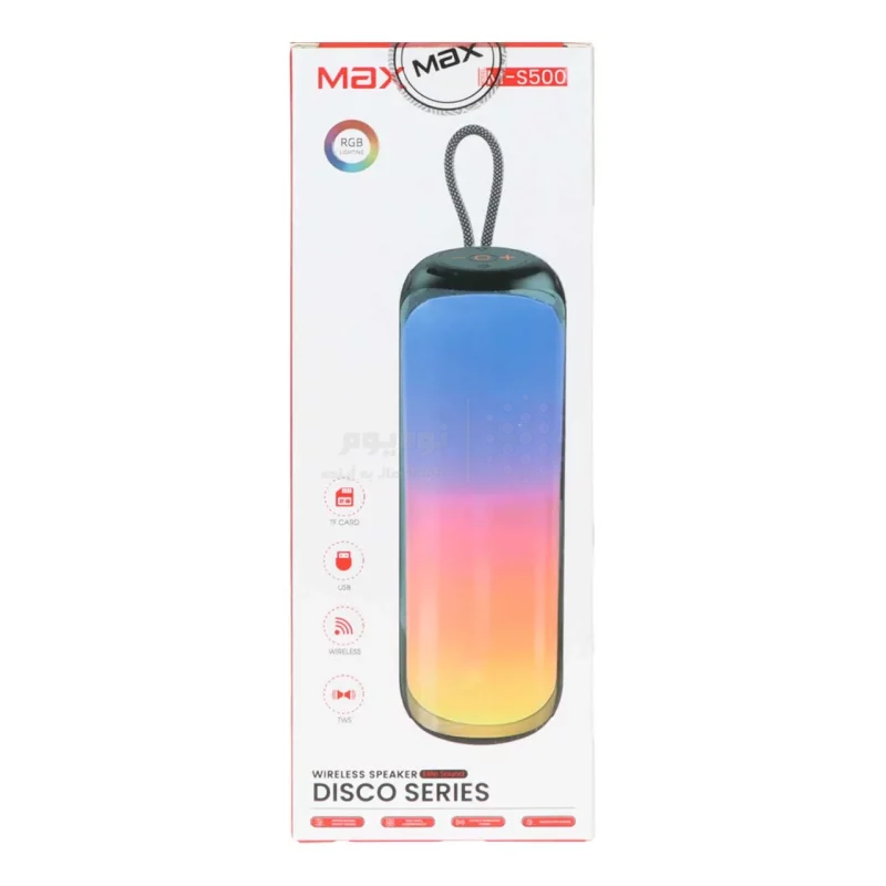 اسپیکر بی سیم Max مدل M-S500 - مشکی - MMX - تصویر 8