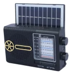 اسپیکر رادیو BIG SOUND مدل KTF-1480 - مشکی - TCO (دارای چراغ قوه و پنل خورشیدی)