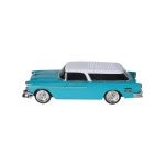 اسپیکر بی سیم طرح ماشین کلاسیک WSTER مدل WS-1955 - سبز آبی - MMX - تصویر 5