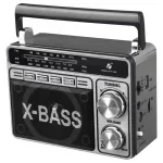 اسپیکر رادیو KBroad مدل KTF-1466 - مشکی نقره ای - TCO - تصویر 3