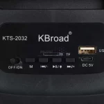 اسپیکر بی سیم BIG SOUND مدل KTS-2032 - مشکی - ASP (گارانتی شش ماهه آروین سپهر) - تصویر 4