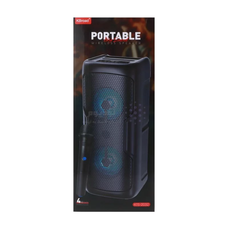 اسپیکر بی سیم BIG SOUND مدل KTS-2032 - مشکی - ASP (گارانتی شش ماهه آروین سپهر) - تصویر 8