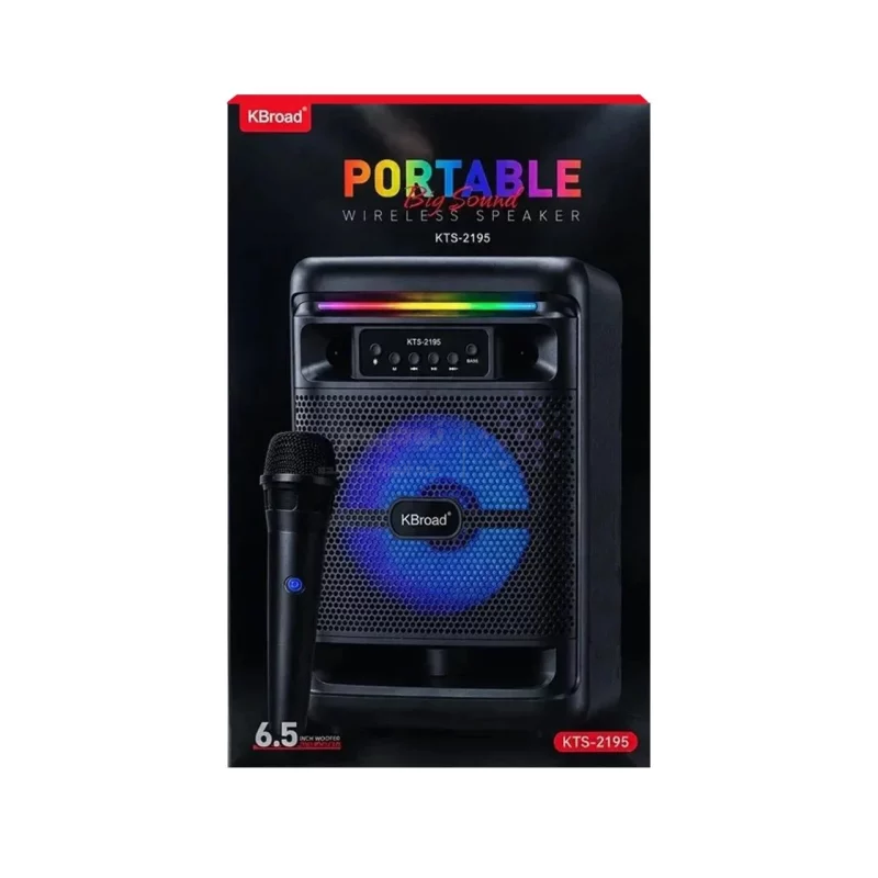 اسپیکر بی سیم BIG SOUND مدل KTS-2195 - مشکی - ASP (گارانتی شش ماهه آروین سپهر) - تصویر 9