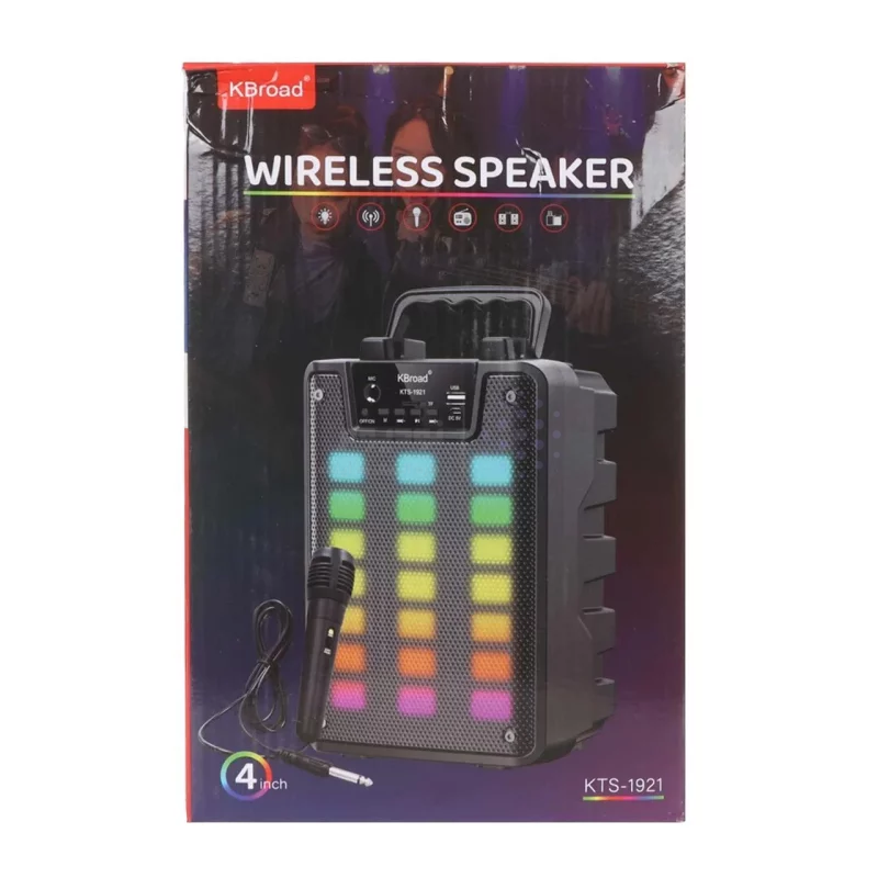 اسپیکر بی سیم BIG SOUND مدل KTS-1921 - مشکی - ASP (گارانتی شش ماهه آروین سپهر) - تصویر 11