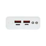 پاوربانک (PD و فست شارژ) Fownix 22.5W 20000mAh مدل G01 - سفید - تصویر 7