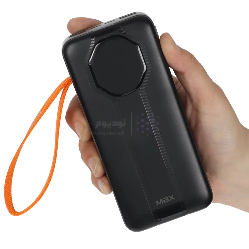 پاوربانک PD و فست شارژ Max 30000mAh مدل MZ-15 22.5W - مشکی - MMX - تصویر 7