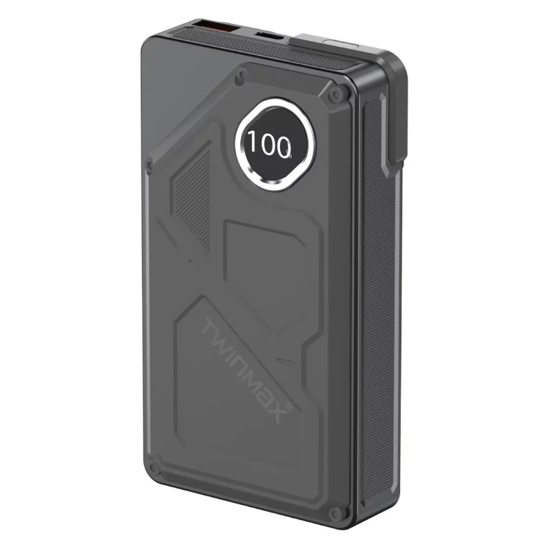 پاوربانک PD و فست شارژ TwinMax 20000mAh مدل MZ-17 22.5W - مشکی - تصویر 2
