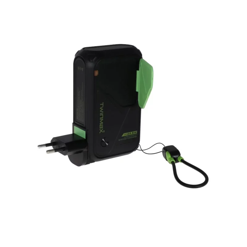 پاوربانک PD و فست شارژ TwinMax 20000mAh مدل MZ-18 22.5W - مشکی - تصویر 2