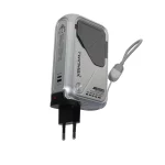 پاوربانک PD و فست شارژ TwinMax 20000mAh مدل MZ-18 22.5W - نقره ای