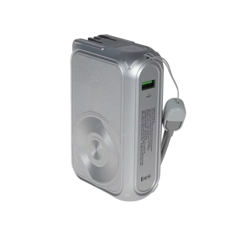 پاوربانک PD و فست شارژ TwinMax 20000mAh مدل MZ-18 22.5W - نقره ای - تصویر 5