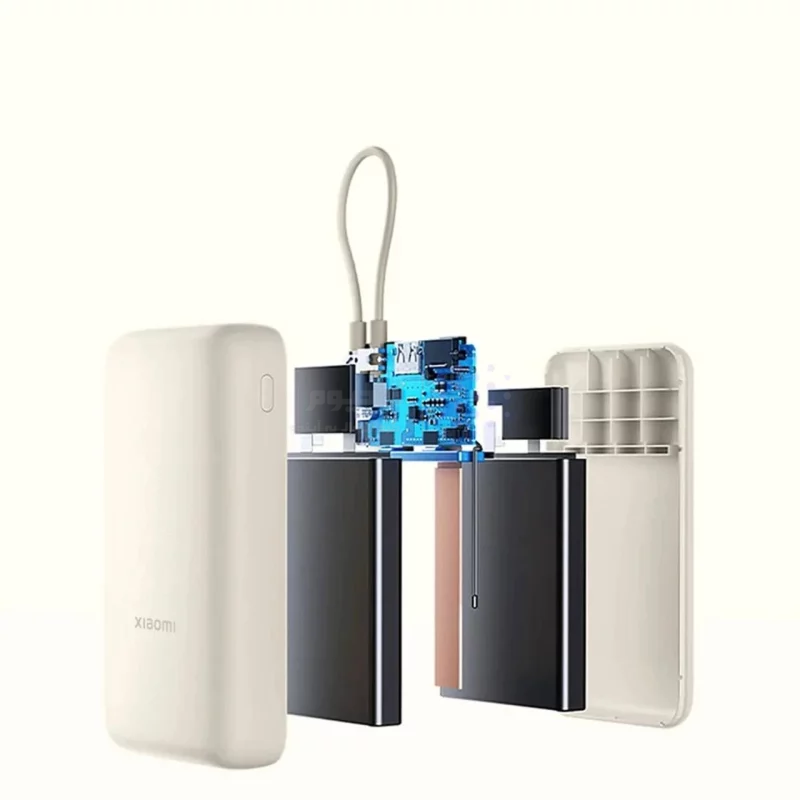 پاوربانک ( فست شارژ) Xiaomi 33W 20000mAh مدل PB2030MI - کرم - تصویر 6