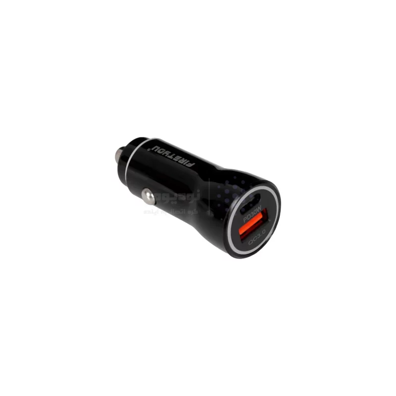 شارژر فندکی فست و PD دو پورت FIRSTYOU مدل F021 48W - مشکی - تصویر 4