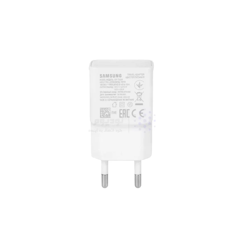 شارژر دیواری فست تک پورت SAMSUNG مدل TA200 S10 - سفید (گارانتی شش ماهه نیکان همراه) - تصویر 3