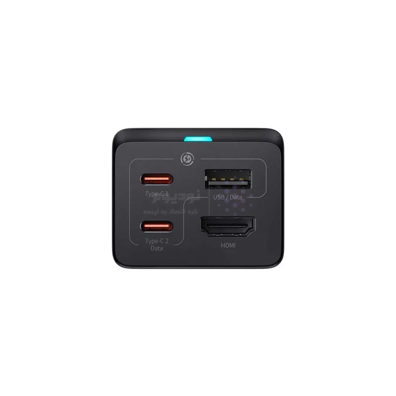 شارژر رومیزی فست چهار پورت Baseus مدل Gan5 Pro CCGP110201 67W - مشکی (گارانتی آونگ) - تصویر 7