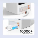 شارژر رومیزی فست چندکاره Baseus مدل PowerCombo Digital PowerStrip 65W - سفید (گارانتی آونگ) - تصویر 6