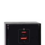 شارژر رومیزی فست چندکاره Baseus مدل PowerCombo Tower PowerStrip 65W - مشکی (گارانتی 24 ماهه آونگ) - تصویر 11