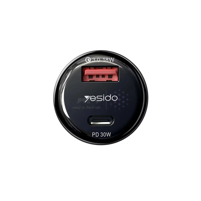 شارژر فندکی PD و فست دو پورت Yesido مدل Y52 48W - سرمه ای (گارانتی 18 ماه تعویض نیکان همراه) - تصویر 4