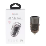 شارژر فندکی PD و فست دو پورت Yesido مدل Y68 30W - مشکی (گارانتی 18 ماه تعویض نیکان همراه)