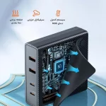 شارژر رومیزی PD و فست چهار پورت Mcdodo مدل CH-180 100W - مشکی (گارانتی متین) - تصویر 11