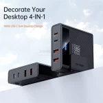 شارژر رومیزی PD و فست چهار پورت Mcdodo مدل CH-180 100W - مشکی (گارانتی متین) - تصویر 13