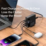 شارژر رومیزی PD و فست چهار پورت Mcdodo مدل CH-180 100W - مشکی (گارانتی متین) - تصویر 6