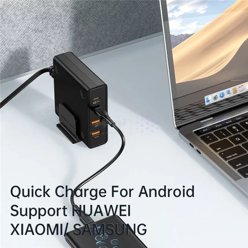 شارژر رومیزی PD و فست چهار پورت Mcdodo مدل CH-180 100W - مشکی (گارانتی متین) - تصویر 9