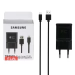 شارژر دیواری فست Samsung مدل EP-TA200 همراه کابل اندروید مشکی (گارانتی پارتیان پایا)