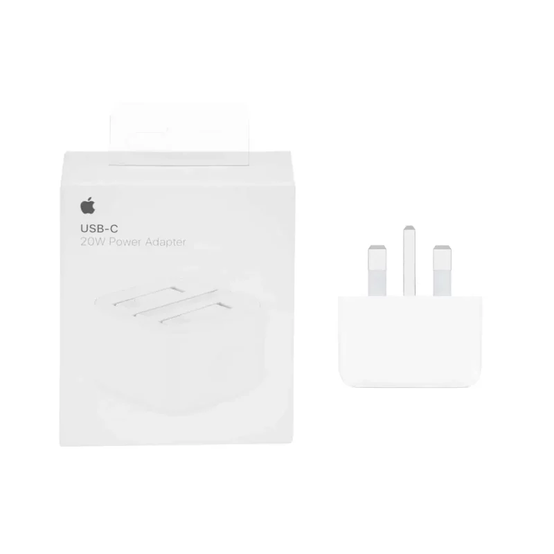 شارژر دیواری اپل سه پین مدل MHJF3B/A 20W - سفید (گارانتی شش ماهه نیکان همراه) - تصویر 2