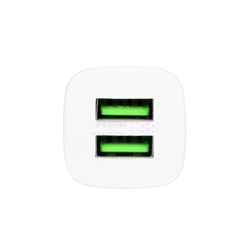 شارژر فندکی فست دو پورت DENMEN مدل DZ06 - سفید - MN(بدون پک) - تصویر 4