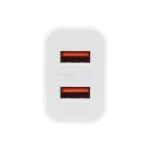 شارژر دیواری دو پورت DENMEN مدل DC05 - سفید - MN(بدون پک) - تصویر 4