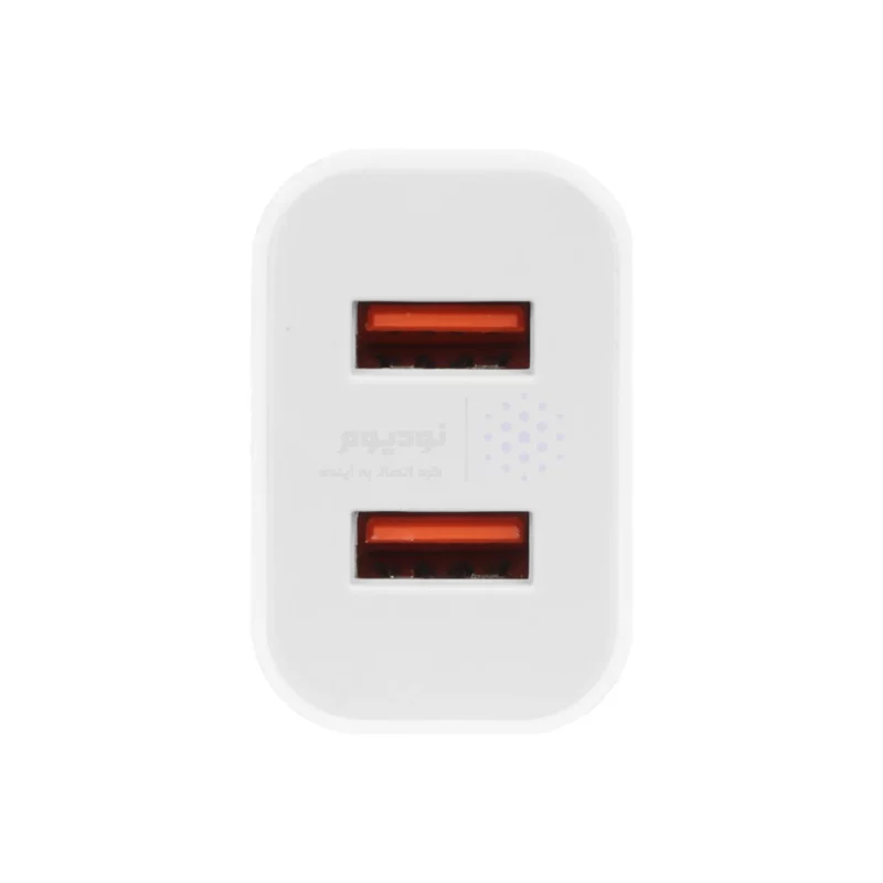 شارژر دیواری دو پورت DENMEN مدل DC05 - سفید - MN(بدون پک) - تصویر 4