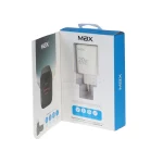 شارژر دیواری PD و فست دو پورت Max مدل X2 20W - سفید - تصویر 5