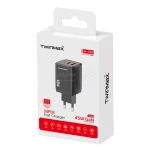شارژر دیواری PD و فست دو پورت Max مدل MX-26 45W - مشکی - تصویر 4
