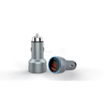 شارژر فندکی PD و فست دو پورت TwinMax مدل MX-24 52.5W - نقره ای - تصویر 3