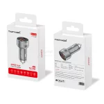 شارژر فندکی PD و فست دو پورت TwinMax مدل MX-24 52.5W - نقره ای - تصویر 4