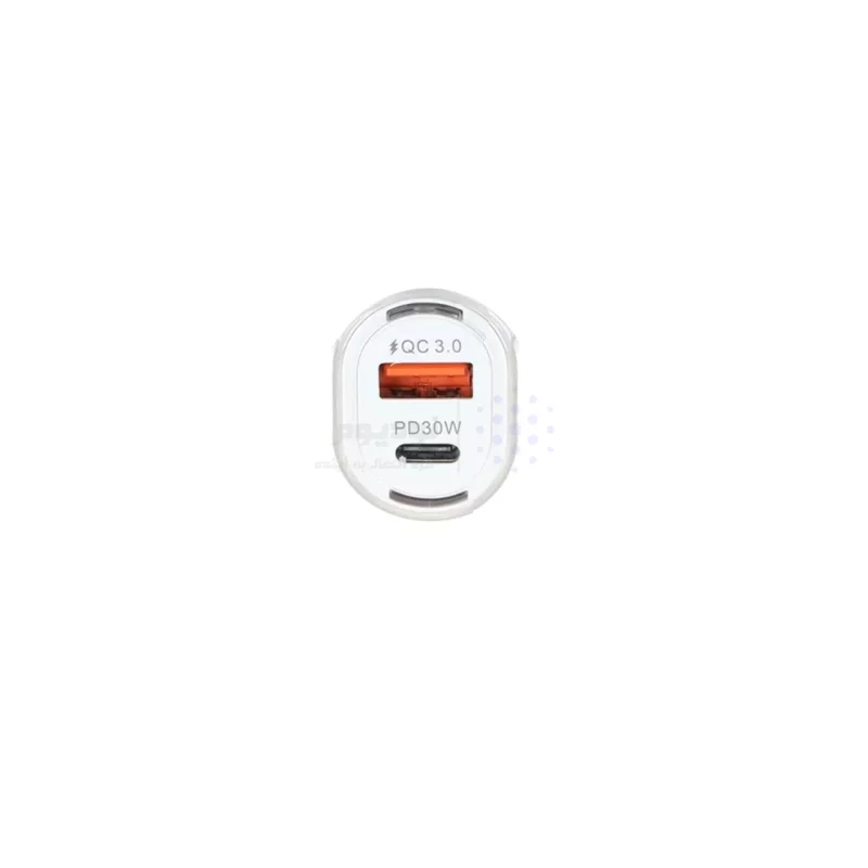 شارژر فندکی PD و فست دو پورت مدل X05 60W - سفید - ASP (گارانتی شش ماهه آروین) - تصویر 4