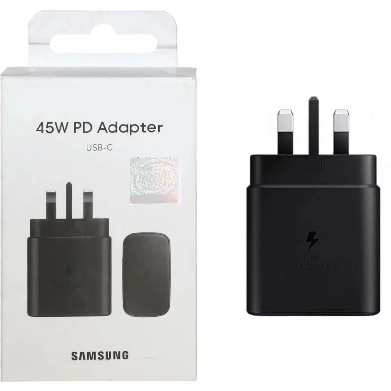 شارژر دیواری سه پین PD و فست تک پورت Samsung مدل EP-TA845 45W - مشکی - MMX - تصویر 2